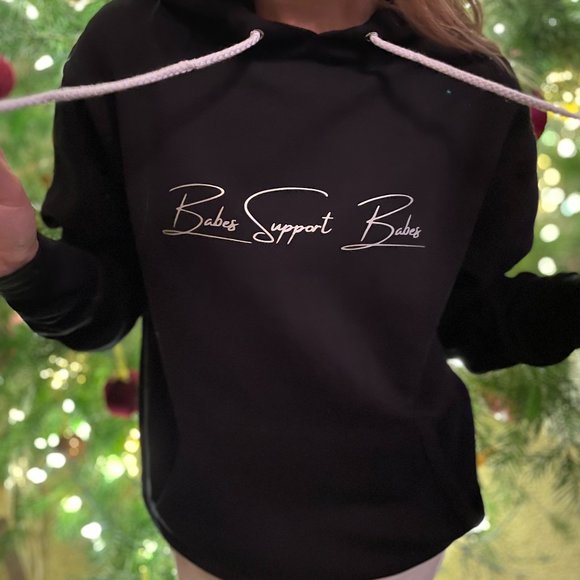 Babes Support Babes Womens Hoodie - Picture 1 of 7